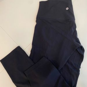 Lulu lemon  align 21 inch length size 8 black